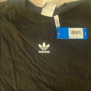 Adidas Trefoil Logo Black Tee